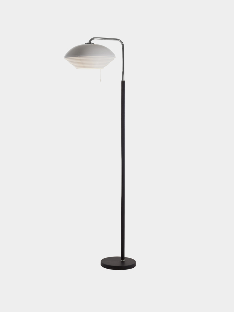 Floor Light A811 - Tube Nickel Plated Brass