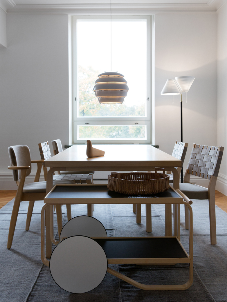 Aalto Table Rectangular 80B - Birch Veneer