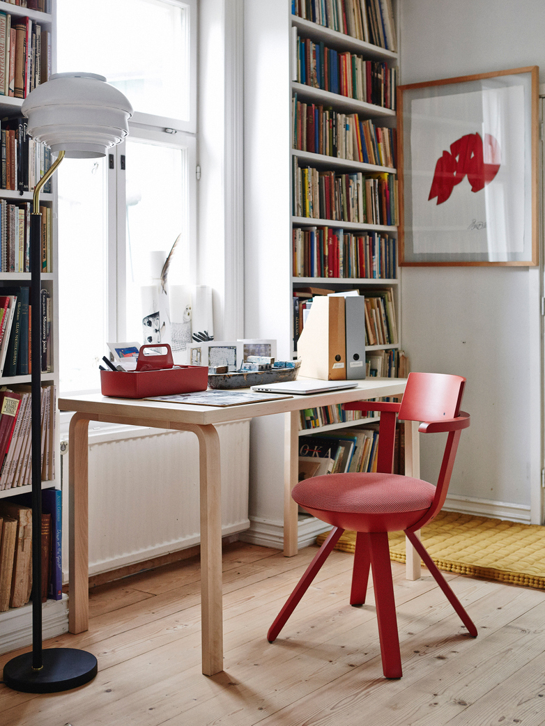 Aalto Table Rectangular 80B - Birch Veneer