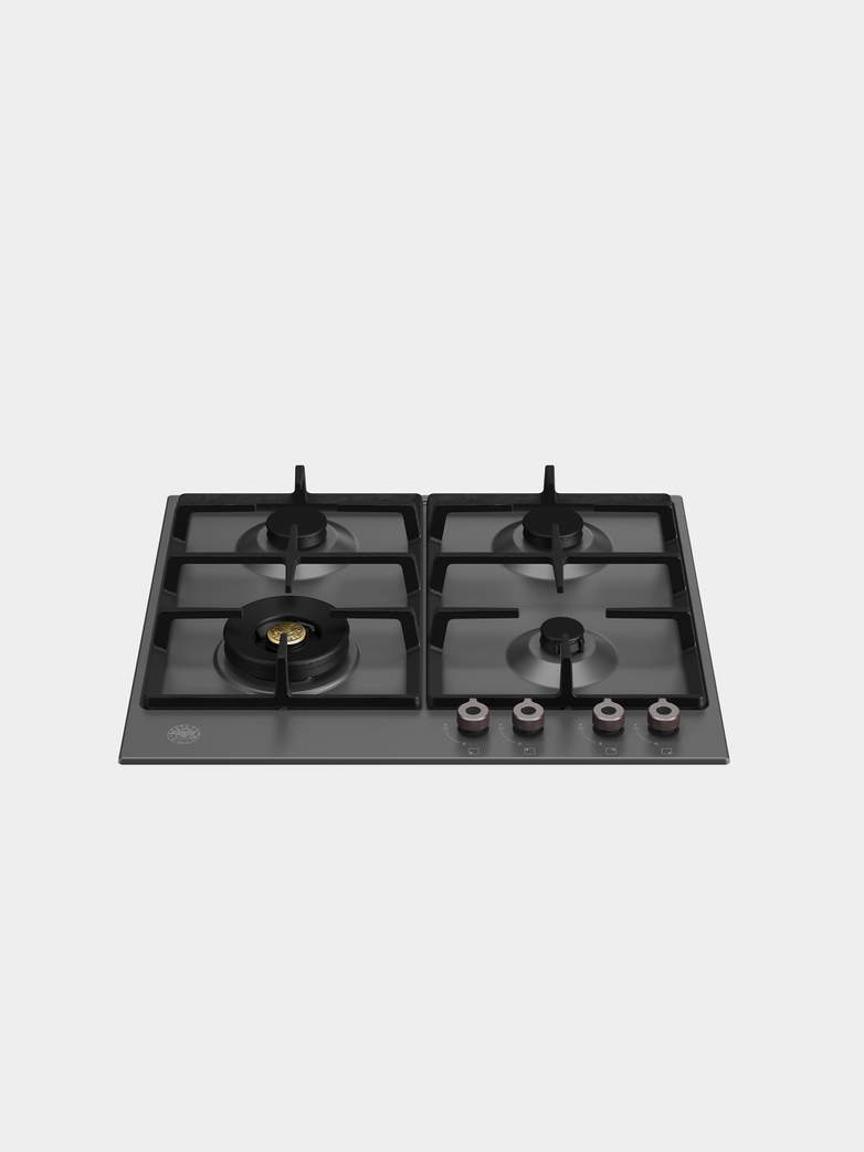 Elegant matt-svart 60 cm bred gashäll, Professional-serien