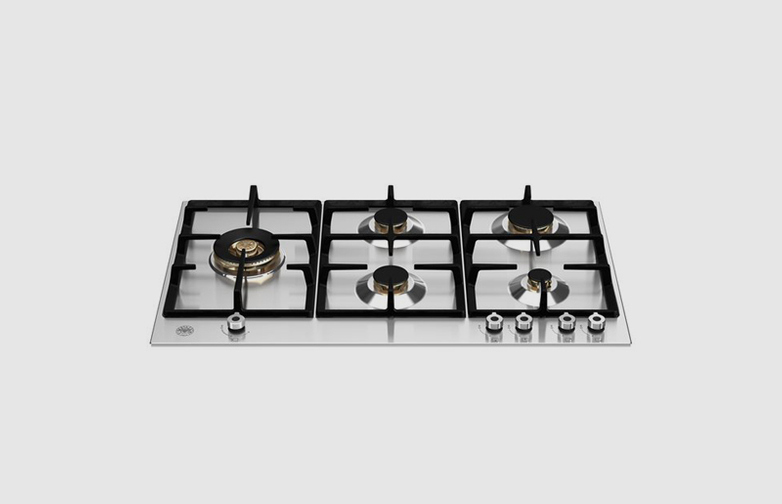 90 cm Gas hob with central dual wok Professional Series