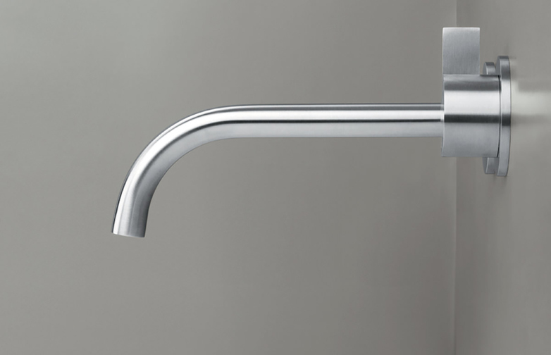 Piet Boon Stainless Steel - Wall Mounted Mixer with Spout