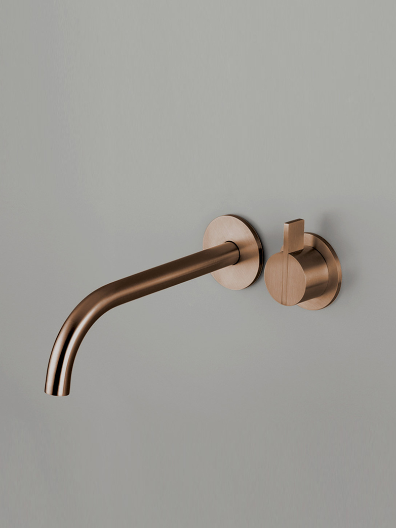 Piet Boon Raw Copper - Wall Mounted Mixer with 220 mm Spout