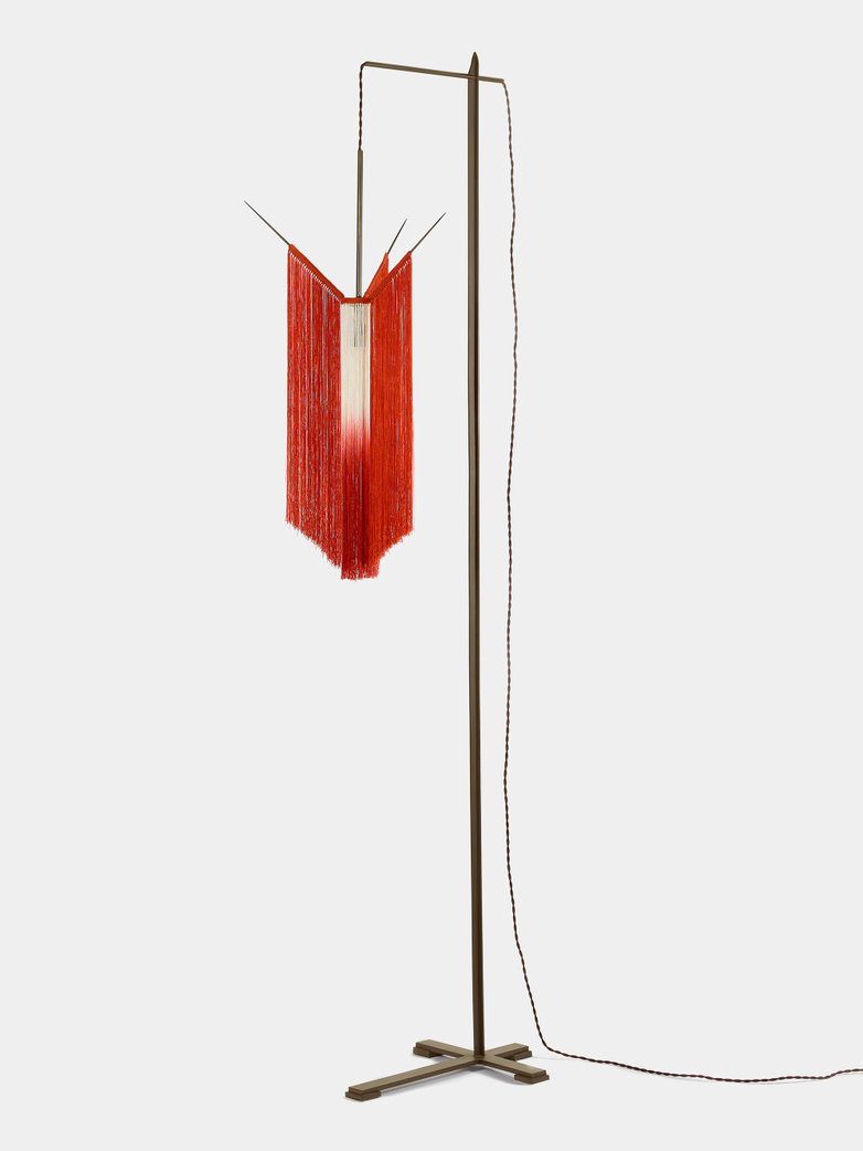 Ann Demeulemeester - Chan 2 Floor Lamp Scarlet/Cream