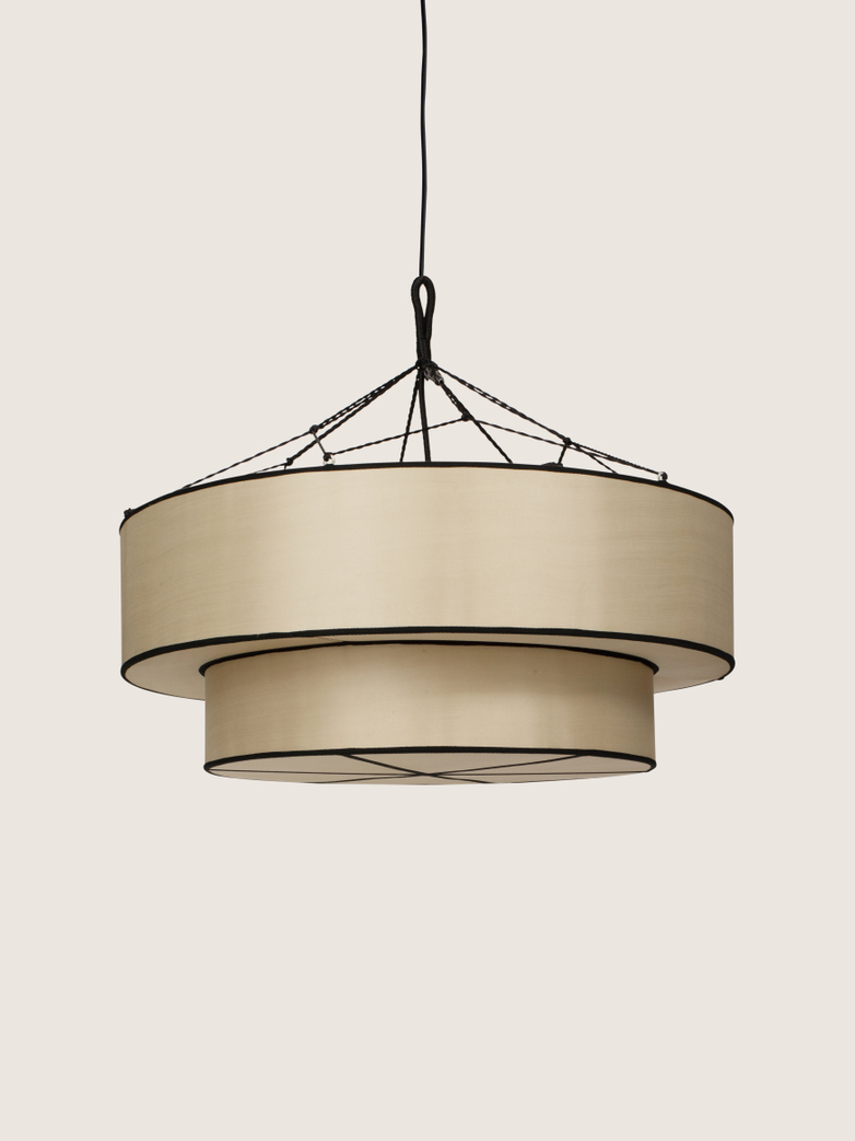 Bali Tophat Silk Lamp