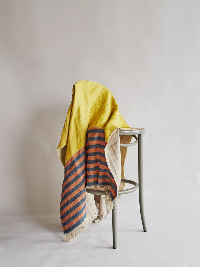The Belgian Towel - Red Earth Stripe