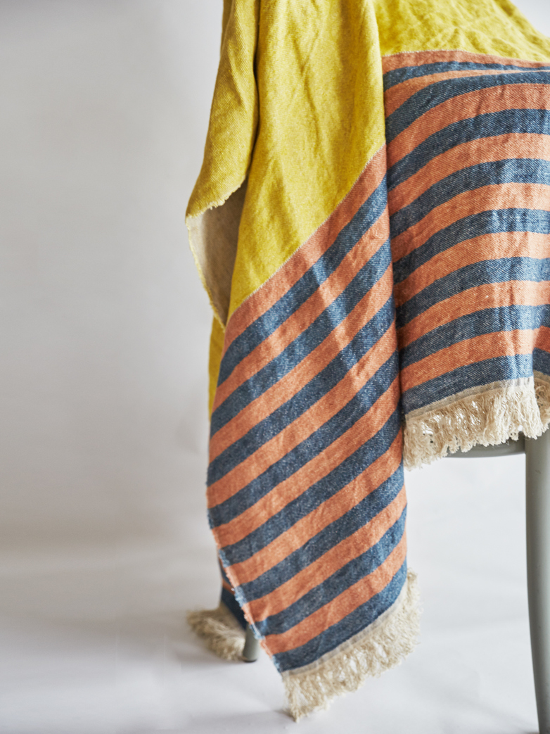 The Belgian Towel - Red Earth Stripe