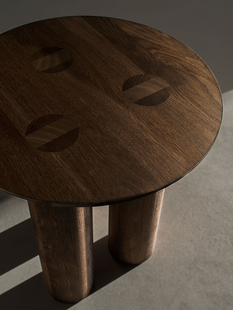 Hommage Side Table Smoked Oak