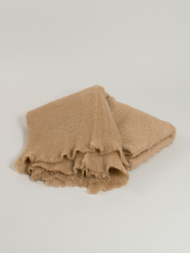 Mohair Throw 130 x 200 cm - Camel