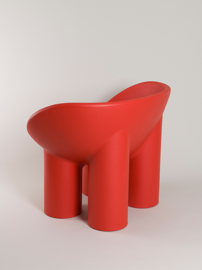 Roly Poly Armchair – Red Brick