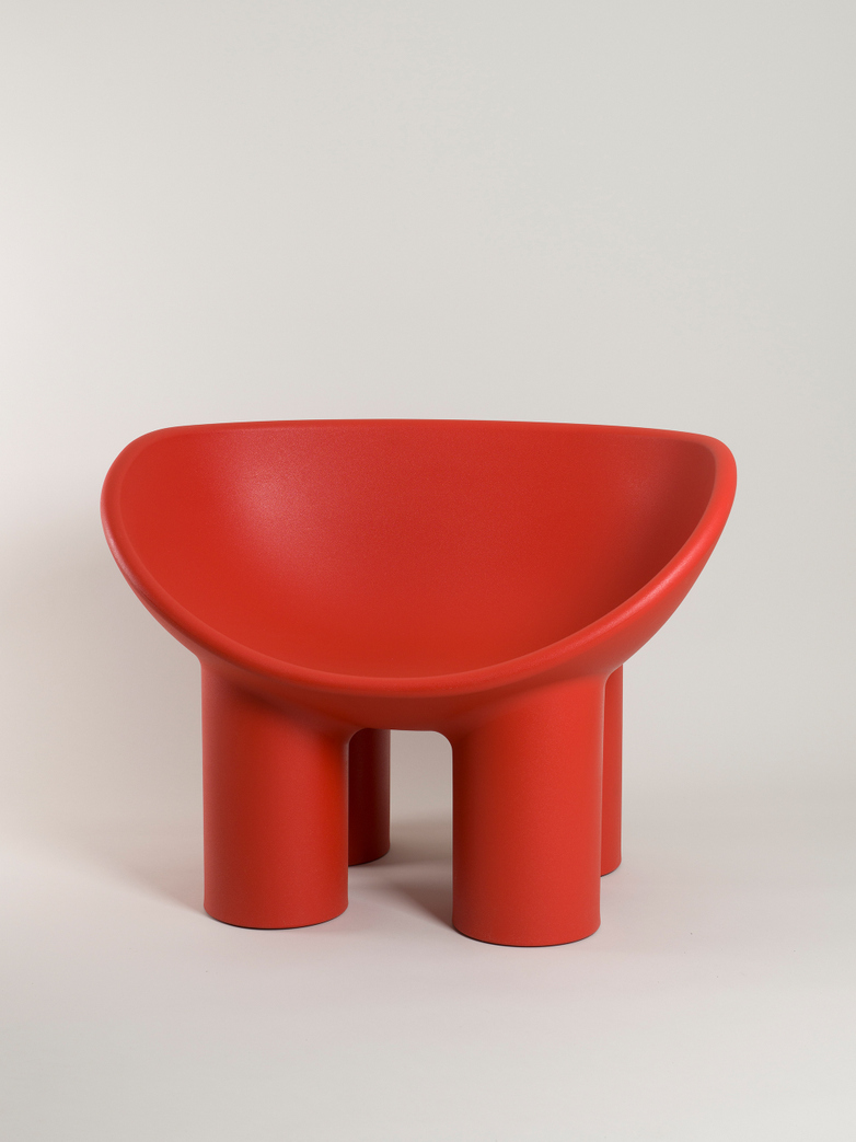 Roly Poly Armchair – Red Brick