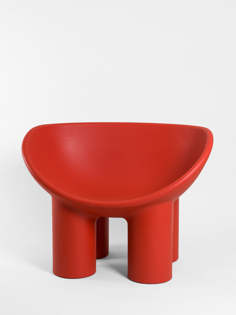 Roly Poly Armchair – Red Brick