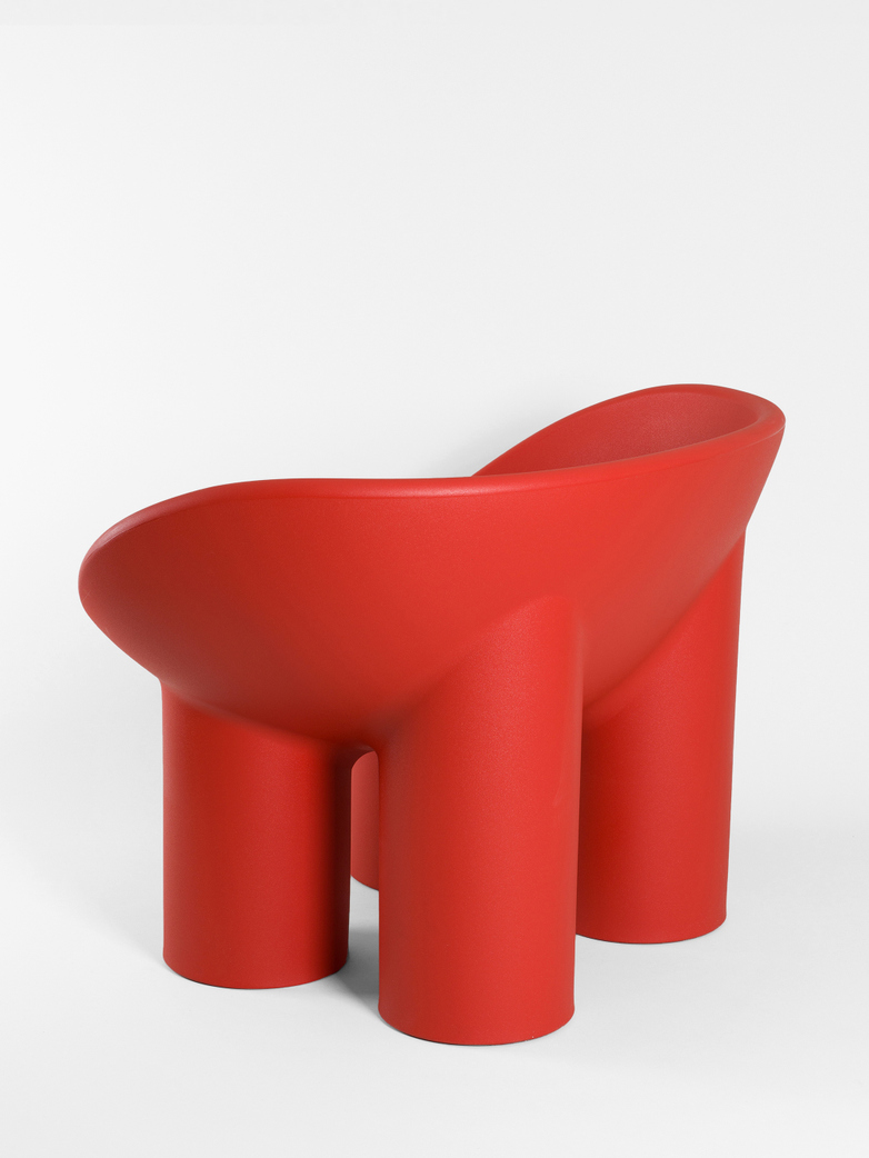 Roly Poly Armchair – Red Brick