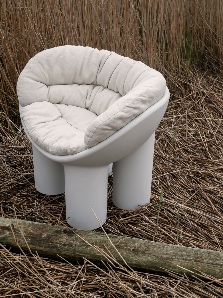 Roly Poly Cushion for Armchair - Sand