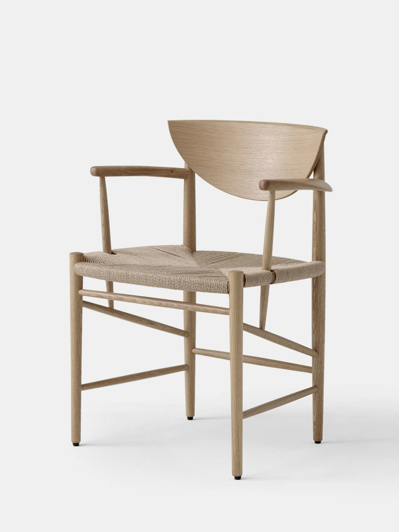 Drawn HM4 - White Oiled Oak with Natural Paper Cord