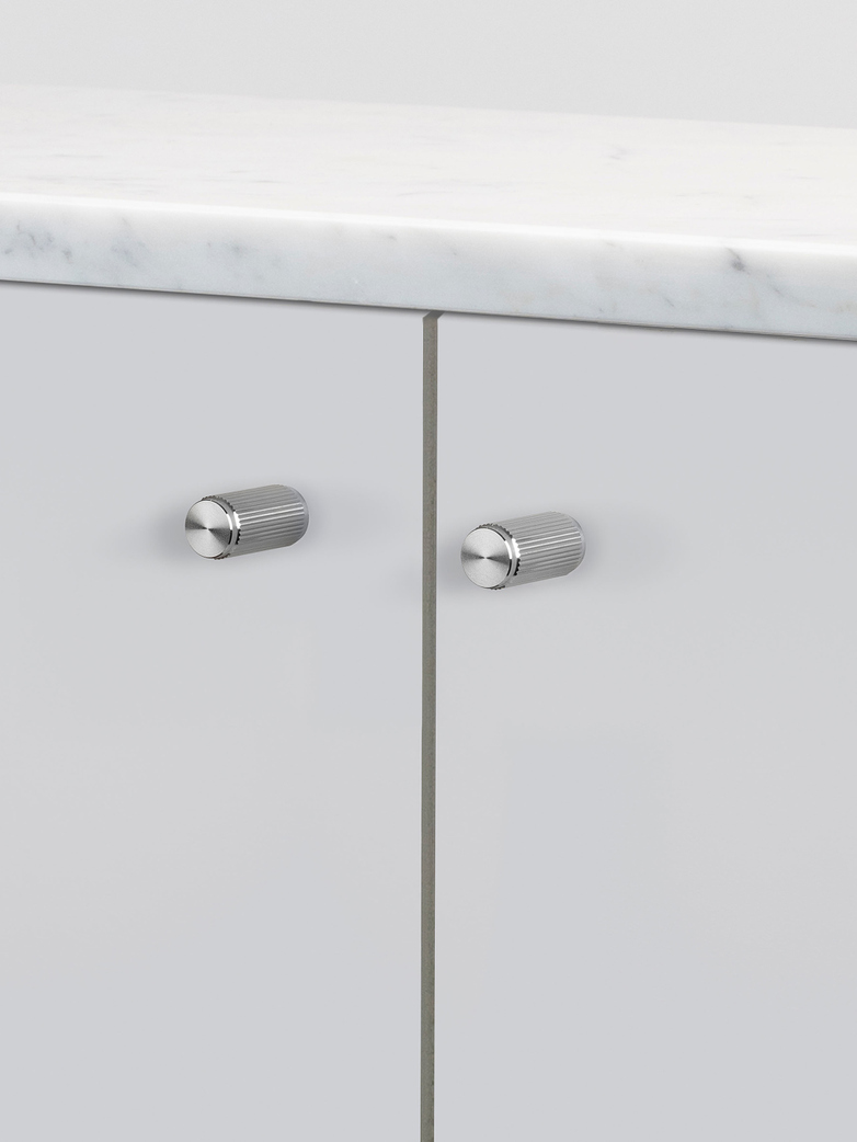 Furniture Knob - Linear - Steel - Set of two