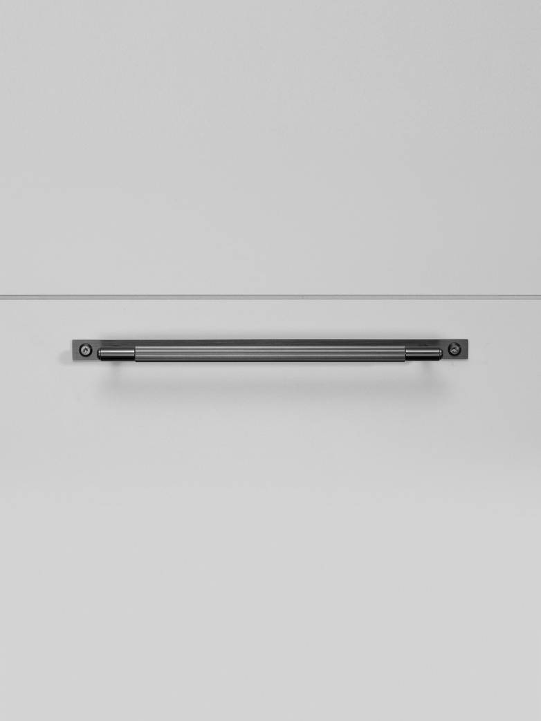 Pull Bar - Plate - Linear - Gun Metal