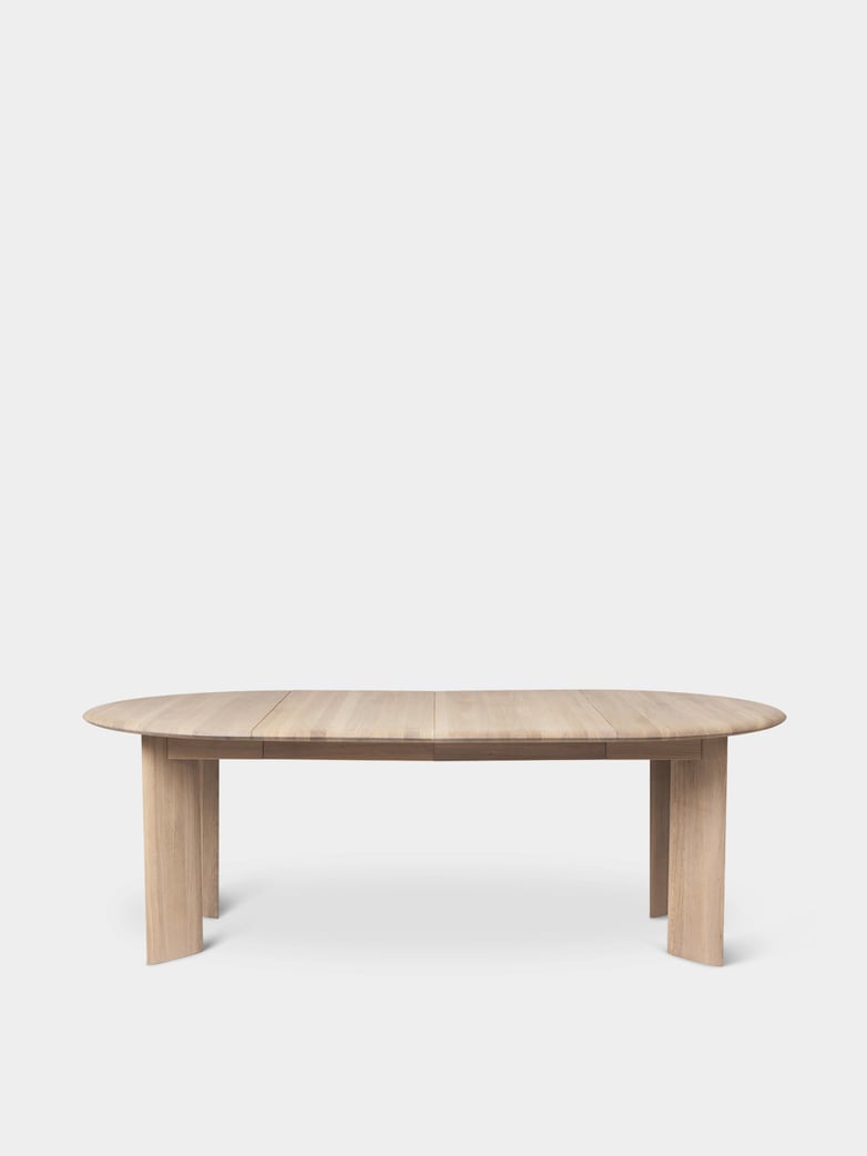 Ferm Living - Bevel Table Extendable X 2 White Oiled Oak