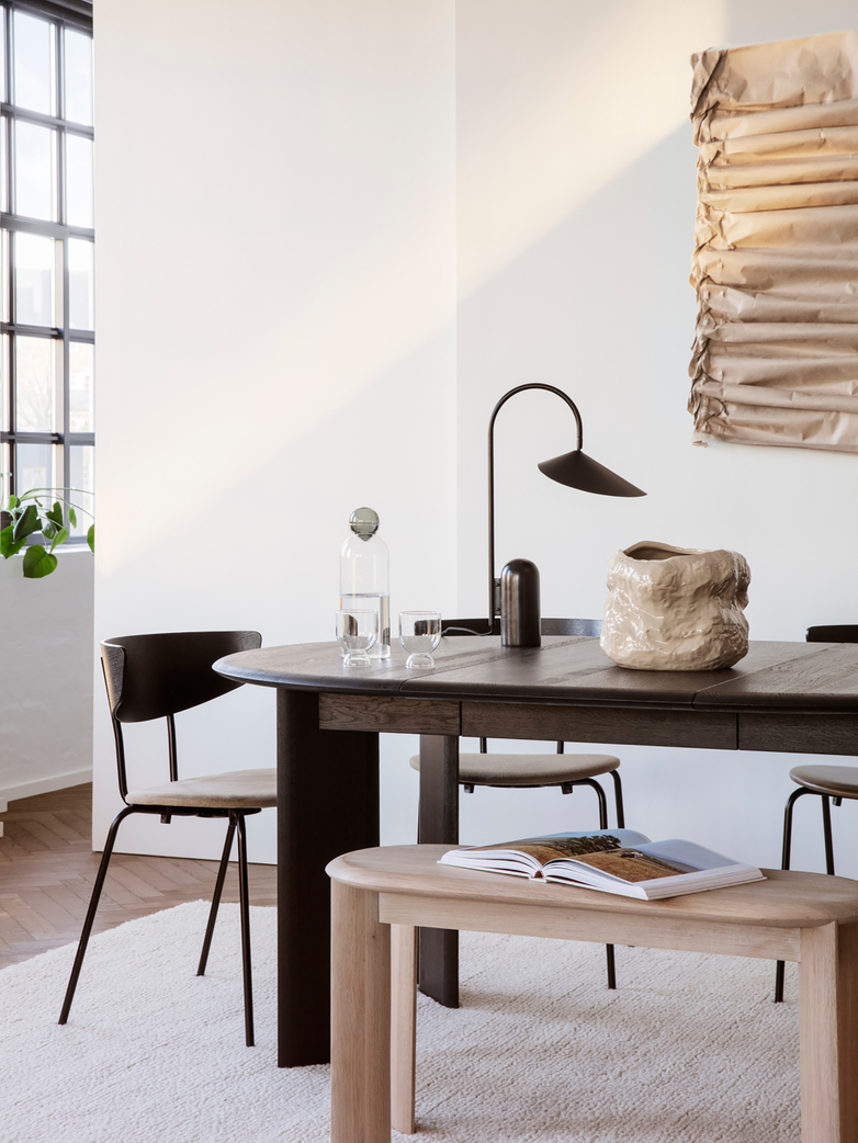 Ferm Living - Bevel Bench White Oiled Oak