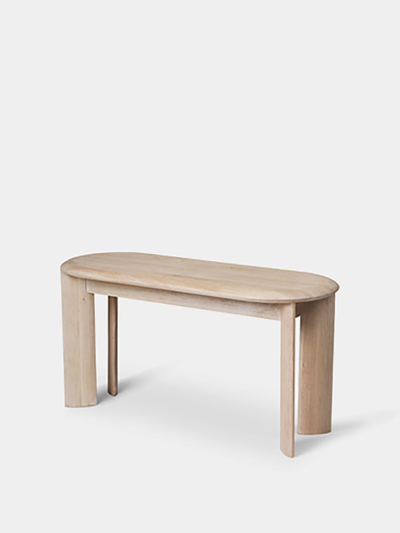 Ferm Living - Bevel Bench White Oiled Oak