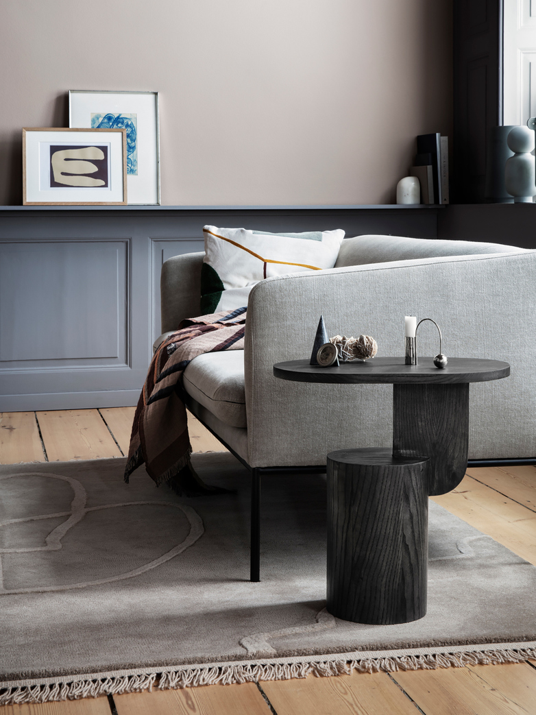 Ferm Living - Insert Side Table Black Stained Ash