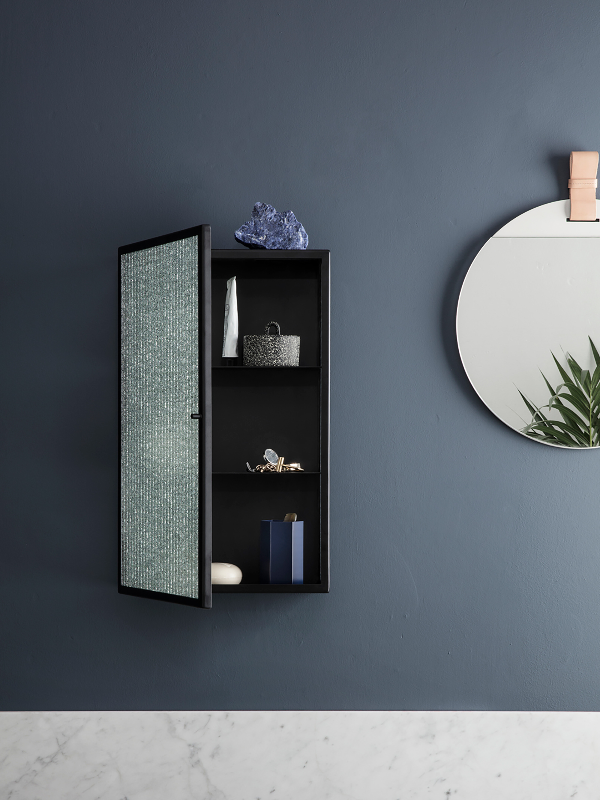 Ferm Living — Haze Wall Cabinet - Black — Cabinets | Artilleriet