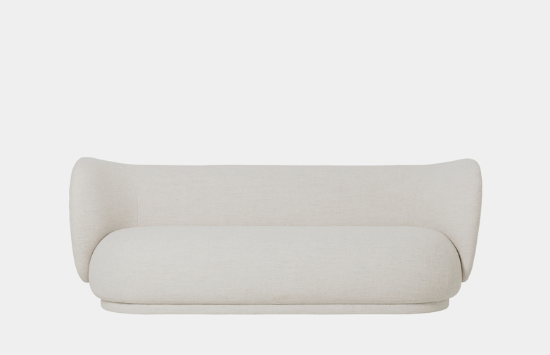 Ferm Living - Rico Sofa 3-Seater Off-White