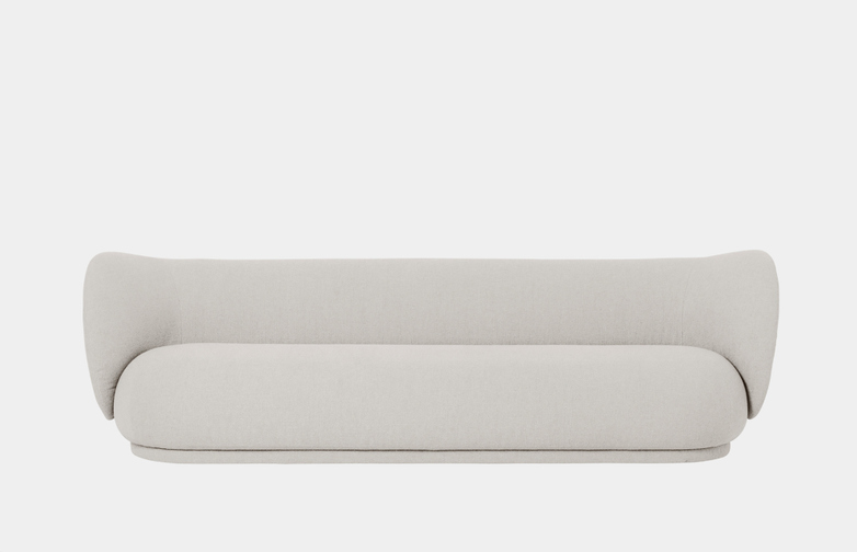 Ferm Living - Rico Sofa 4-Seater Bouclé Off-White