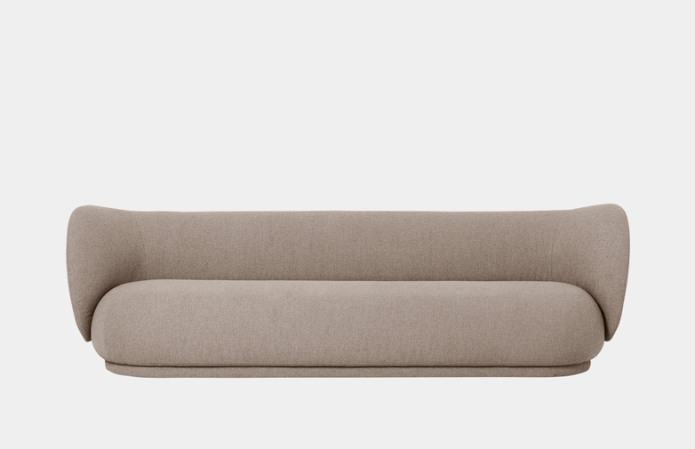 Ferm Living - Rico Sofa 4-Seater Bouclé Sand