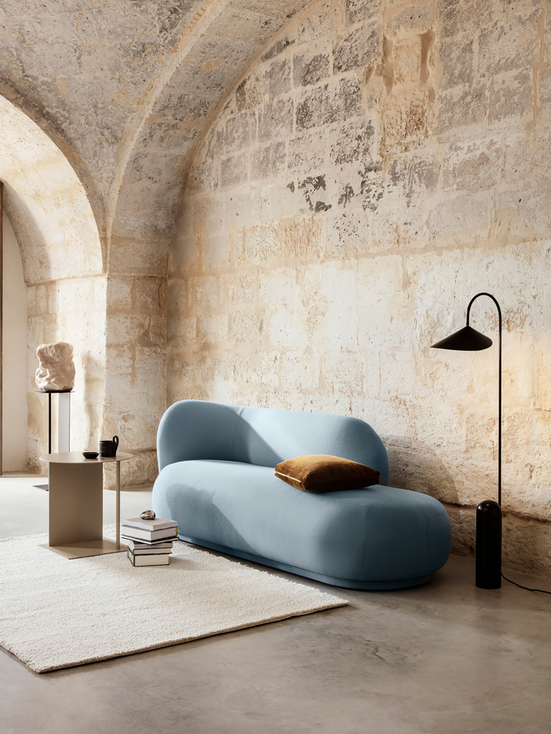 Ferm Living - Arum Floor Lamp Black Black Marble