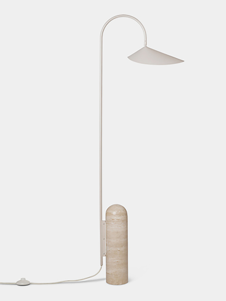 Ferm Living - Arum Floor Lamp Cashmere Travertine