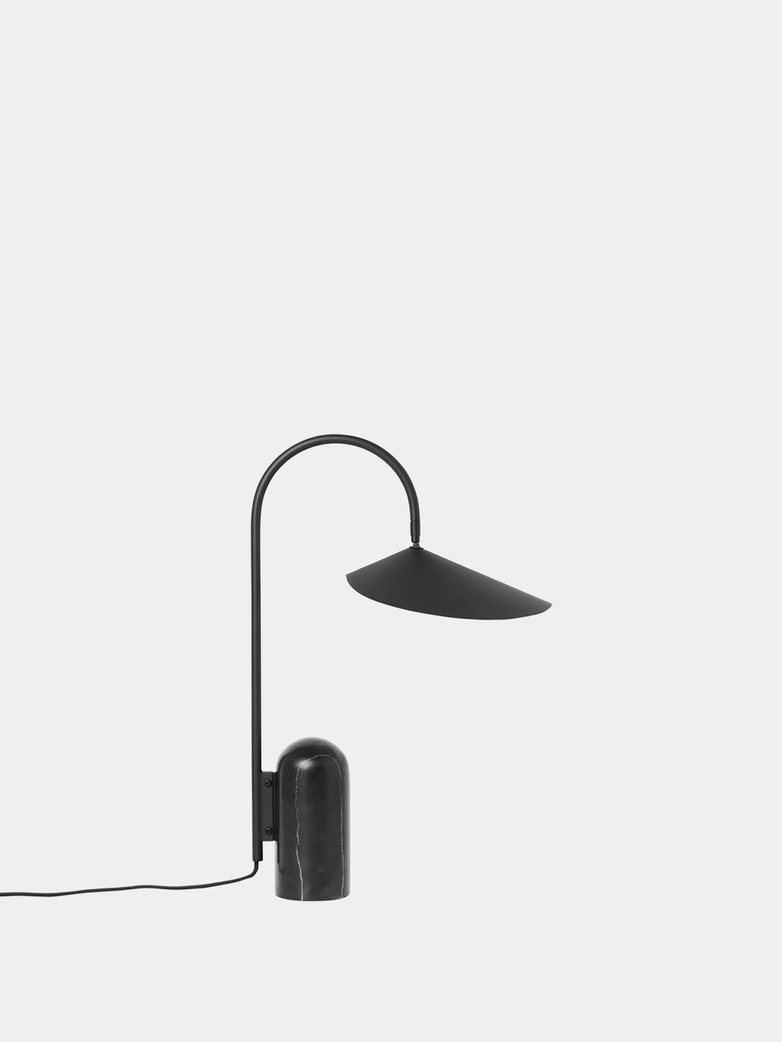 Ferm Living - Arum Table Lamp Black Black Marble