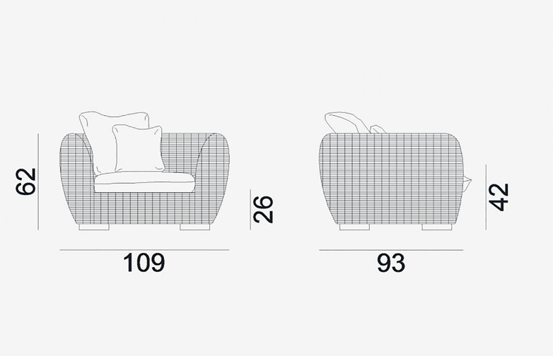 Gervasoni - Panda 05 - Armchair