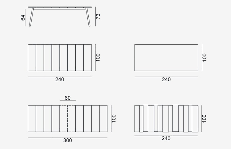 Gervasoni - Inout 133-34 - Table
