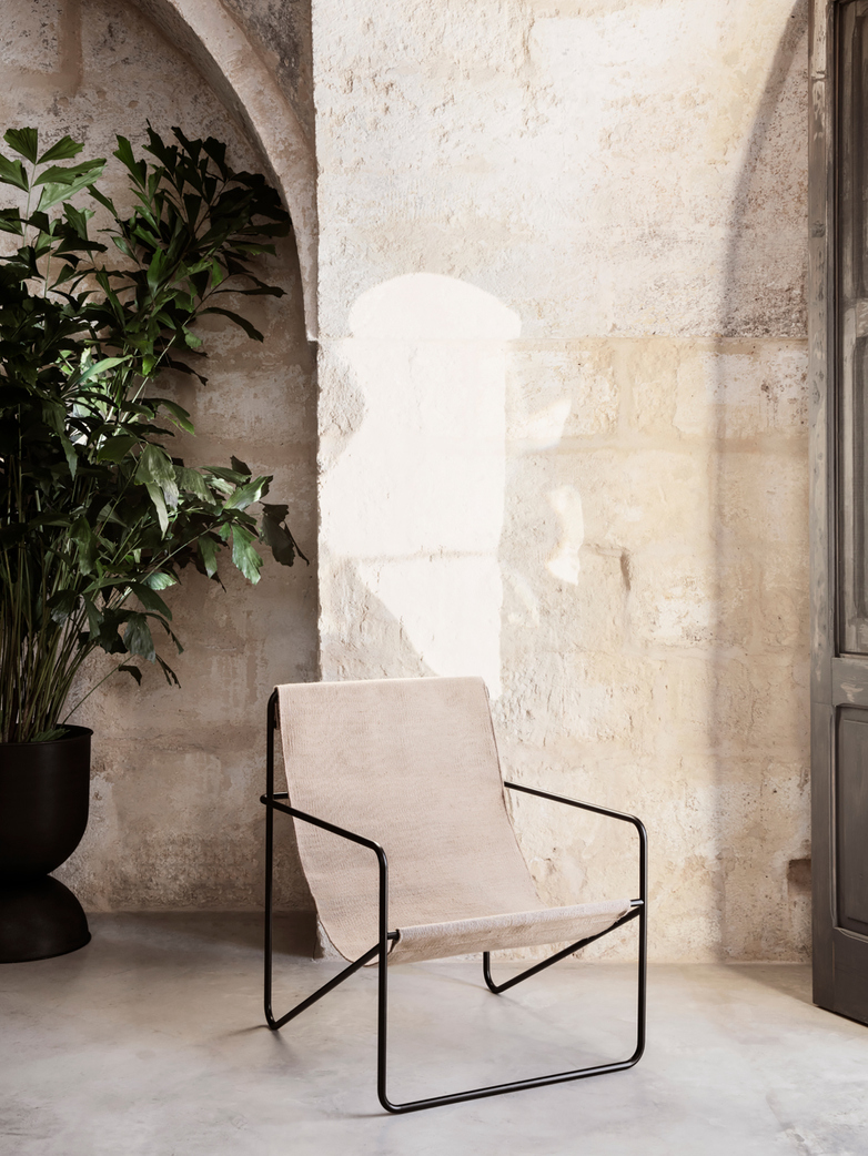 Ferm Living - Desert Chair - Black Solid