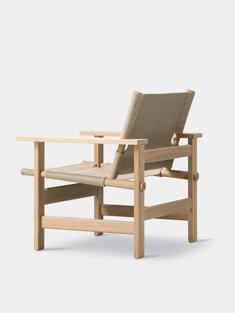 The Canvas Chair – Soaped Oak – Natural Canvas