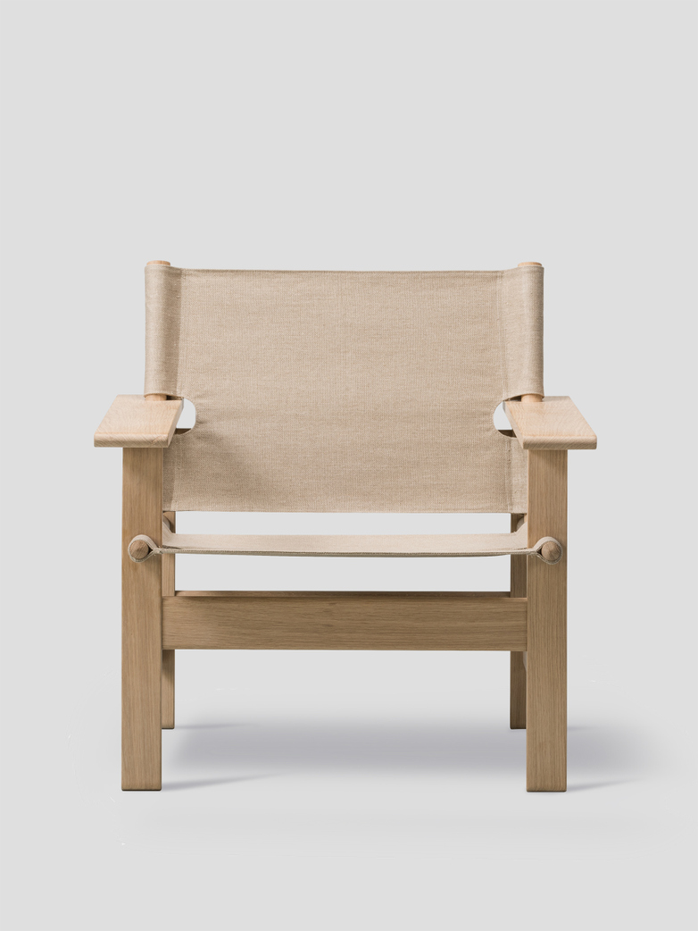The Canvas Chair – Soaped Oak – Natural Canvas