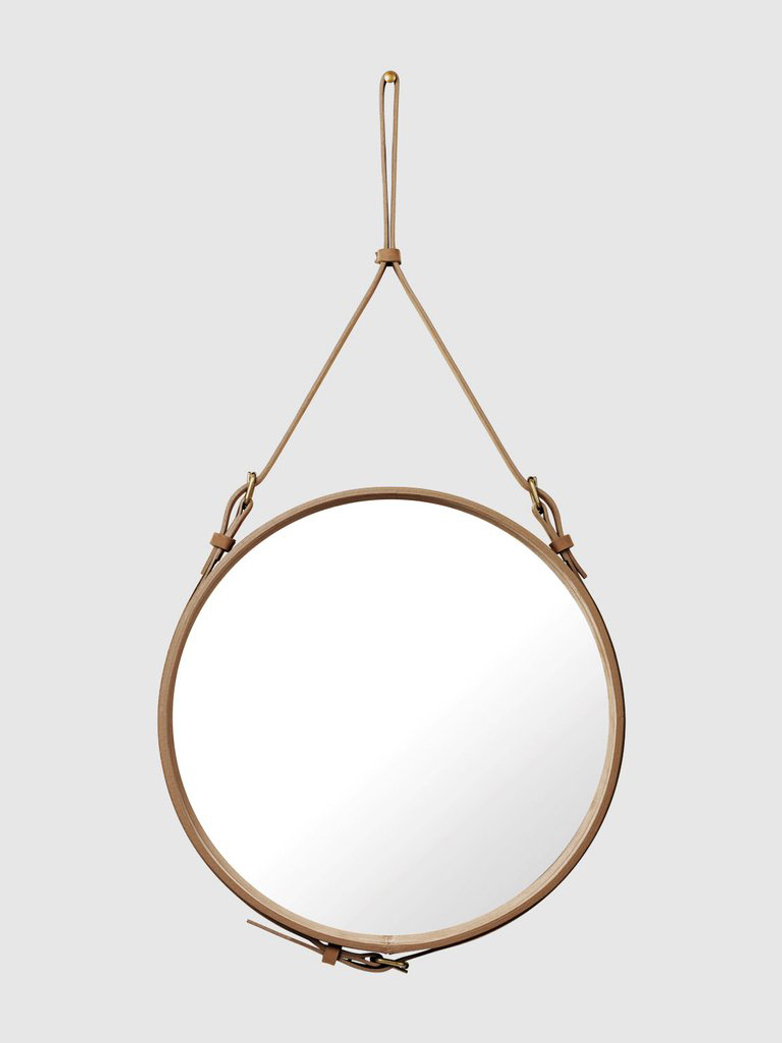 Adnet Circular Mirror Safari Sand - 58cm