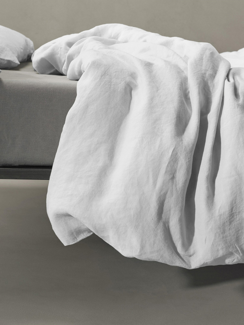 Rem Linen Bedding - Bianco