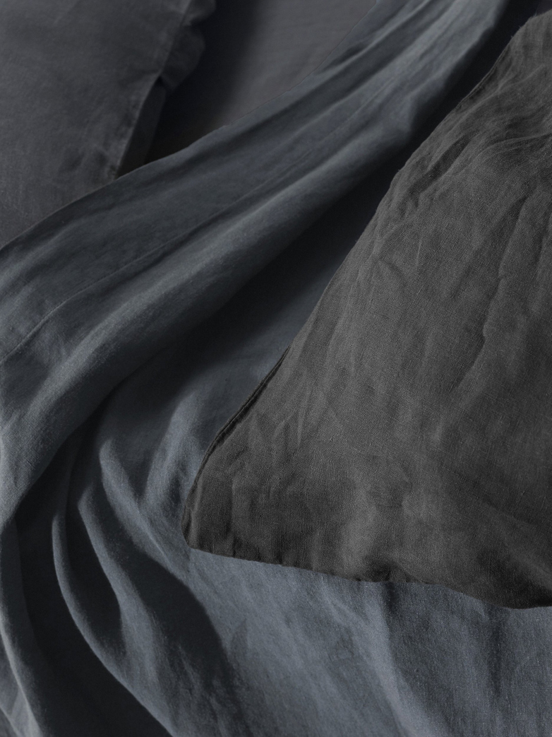 Rem Linen Bedding - Antracite