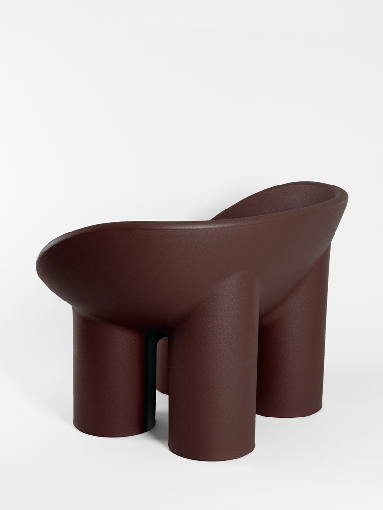 Roly Poly Armchair - Peat