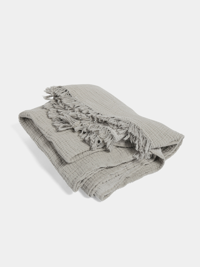 Crinkle Plaid Grey