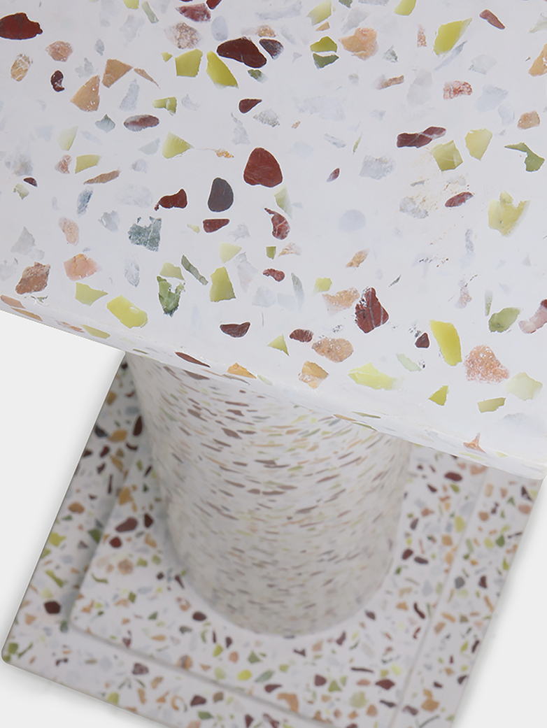 Greek column terrazzo