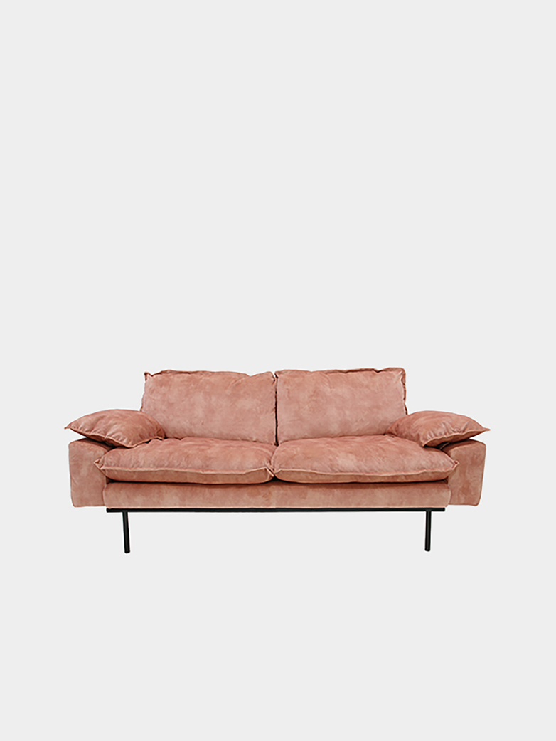 Retro Sofa - Vintage old pink