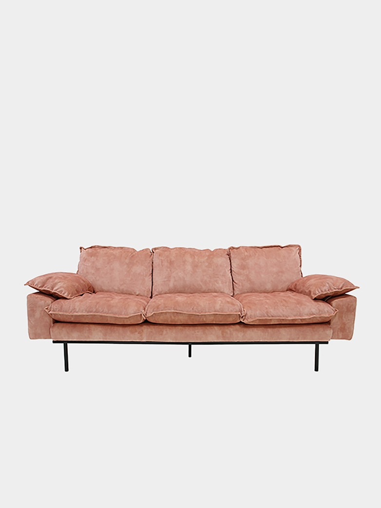 Retro Sofa - Vintage old pink