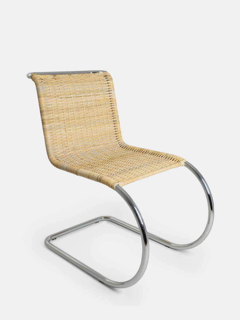 Bauhaus Chair MI04 – Chrome Frame Natural Cane