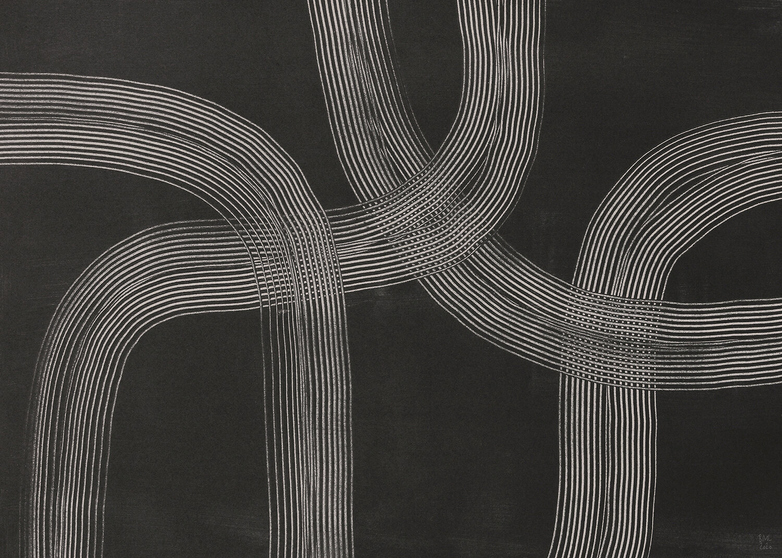Lines 02 - 50 x 70 cm