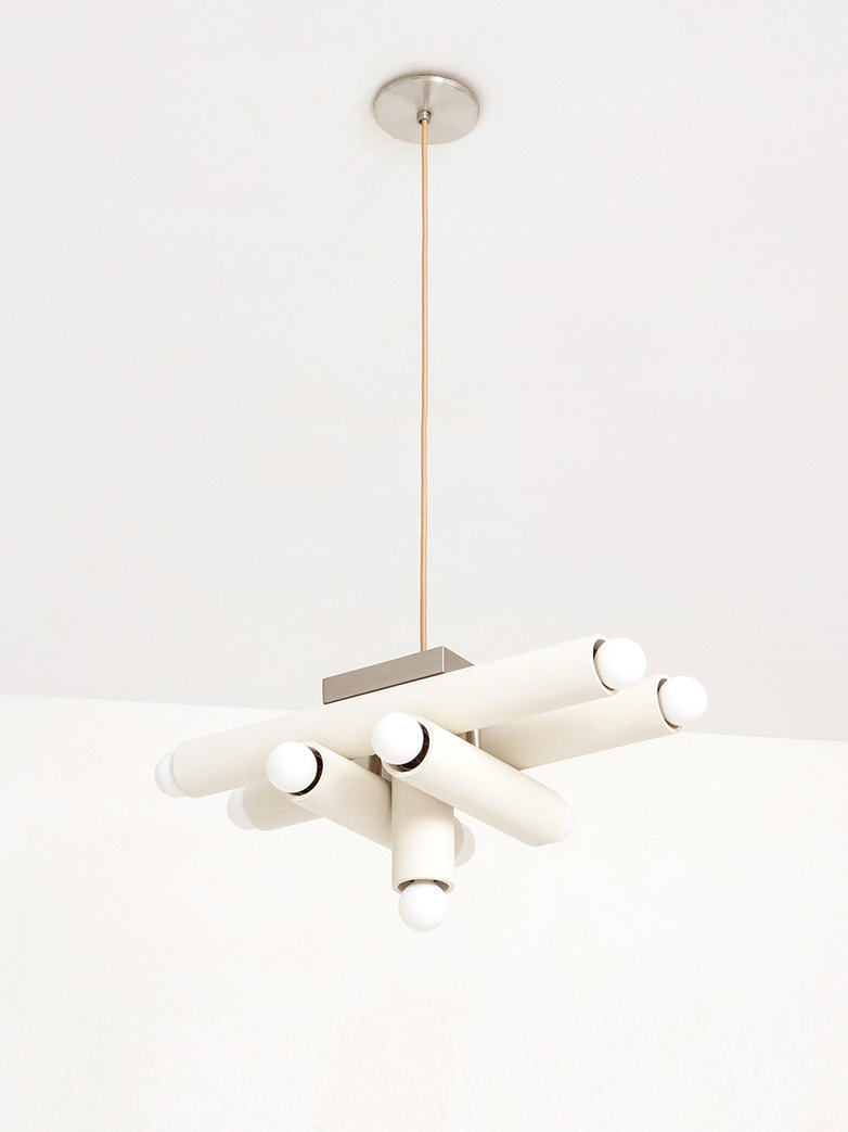 White/Nickel - Large