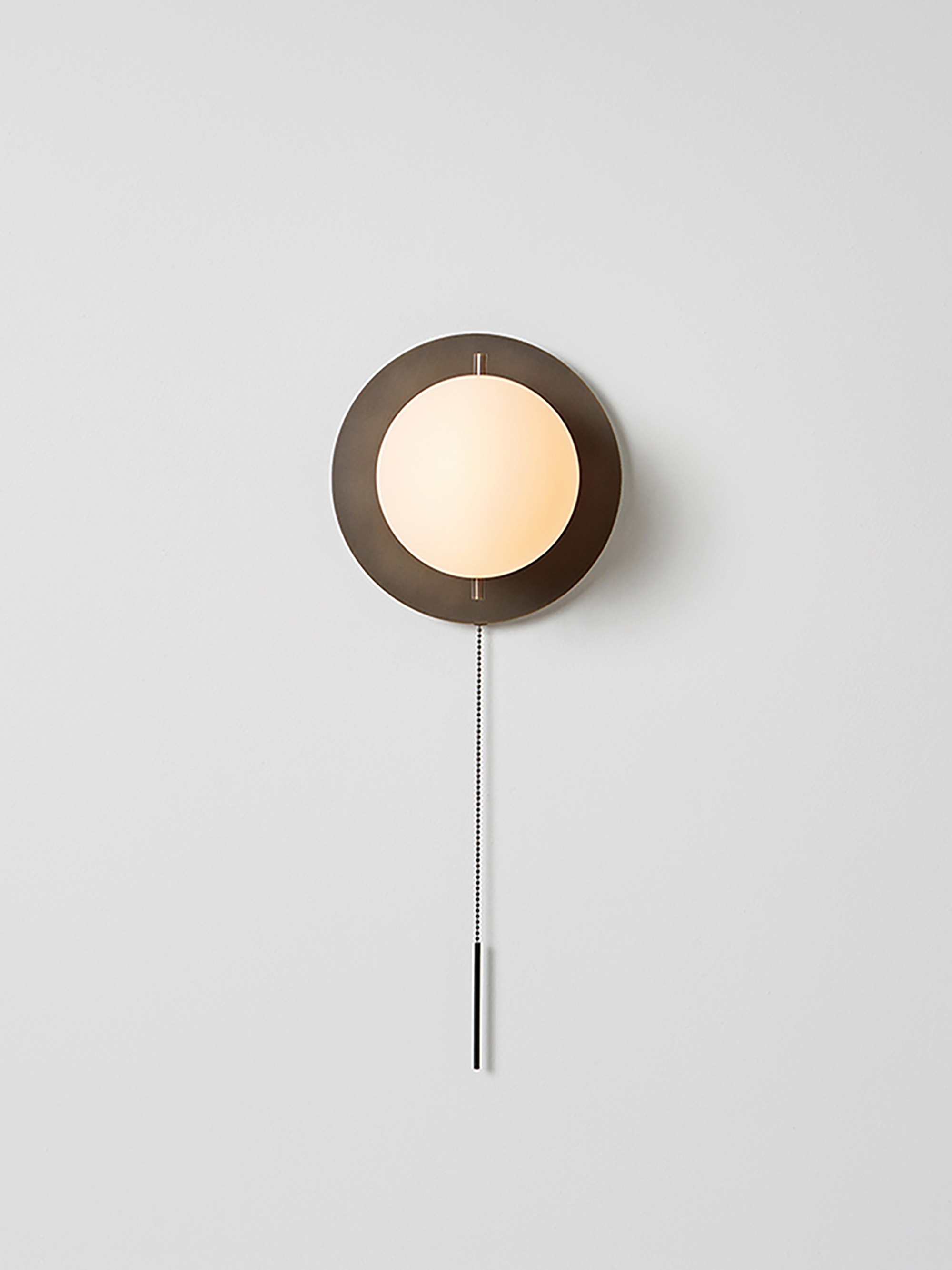 32702 8772a0fe85 Signal Sconce Bronze Front On Portrait