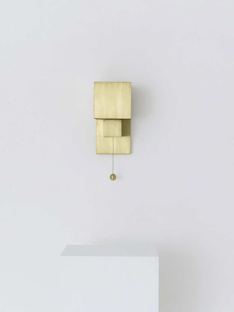 Block Wall Lamp - Brass